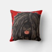 Puli色のブロック クッション (裏面)