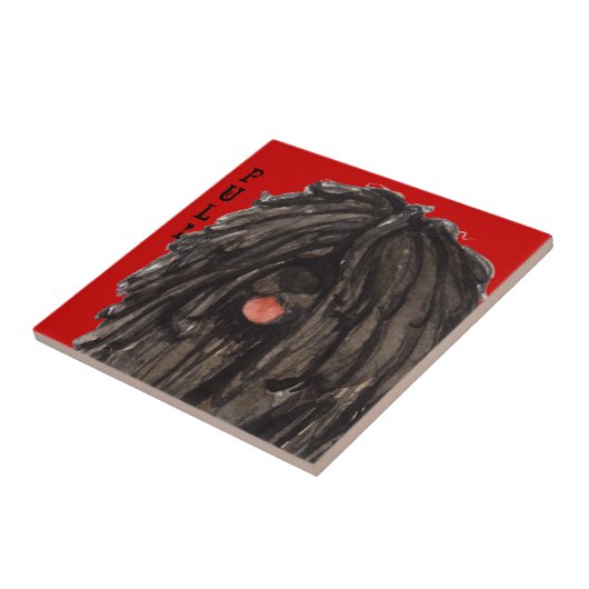 Puli色のブロック タイル (側面)