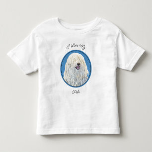 Puli 絵画's – かわいいオリジナルドッグアート トドラーTシャツ
