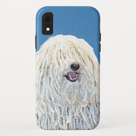 Puli 絵画's – かわいいオリジナルドッグアート Case-Mate iPhoneケース (裏面)