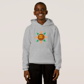 Pull à capuche acier enfants DESIGN BONBONS (正面フル)