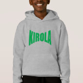Pull à capuche acier enfants KIROLA (正面)
