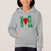 Pull à capuche acier enfants  NOEL (正面)