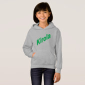 Pull à capuche acier filles   KIROLA  (正面フル)