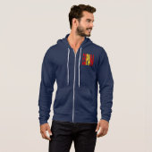 Pull à capuche bleu ESPANA パーカ (正面フル)
