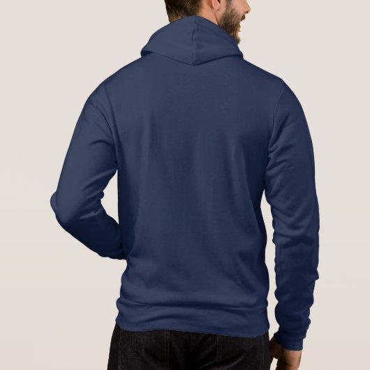 Pull à capuche bleu ESPANA パーカ (裏面)