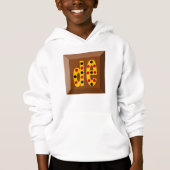 PULL A CAPUCHE HANES DE CHOCOLAT BONBONS (正面)
