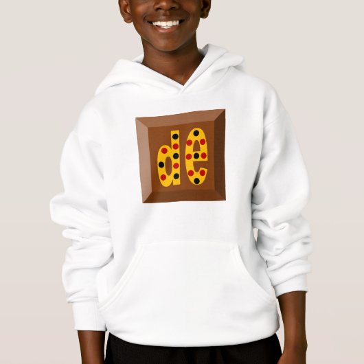 PULL A CAPUCHE HANES DE CHOCOLAT BONBONS (正面)