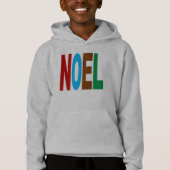 PULL A CAPUCHE HANES NOEL COULEURS (正面)