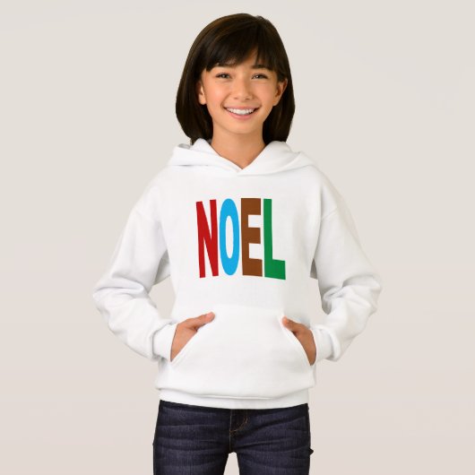 PULL   A CAPUCHE   NOEL  COULEURS (正面フル)
