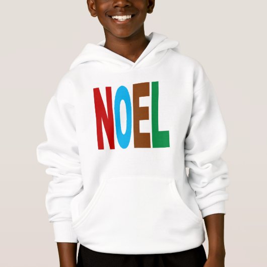 PULL A CAPUCHE NOEL COULEURS (正面)