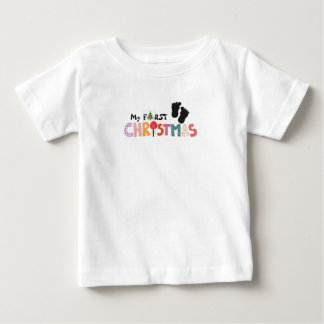 pull bébé my first christmas ベビーTシャツ