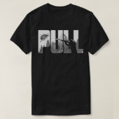 Pull Clay Shooting Cute Pigeon Shooters Players Fu Tシャツ (デザイン正面)