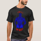 Pull Or Quit Hardcore Bodybuilding Motivation Gear Tシャツ (正面)