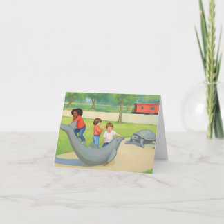 Pullen Park Raleigh NC Illustration カード