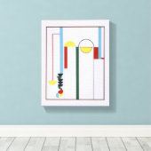 Pulley Abstract White Background Canvas Print キャンバスプリント (インサイチュ (ウッドフロア))