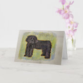 Pulli誕生日カード 箔グリーティングカード (蘭)