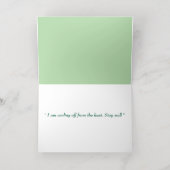 Pulli誕生日カード 箔グリーティングカード (内側レイダウン)