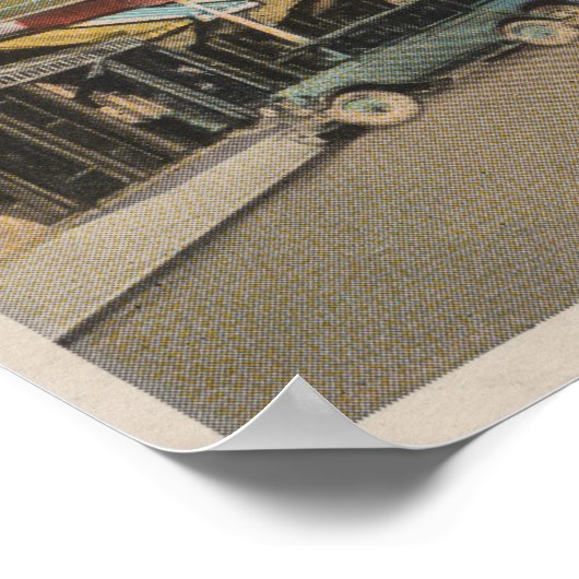 Pullman, WAView of Main StreetPullman, WA ポスター (角)