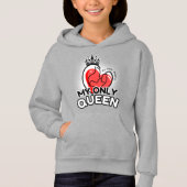 Pullover Hoodie : My Only Queen (grey) (正面)