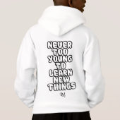 Pullover : Never Too Young (白) (裏面)