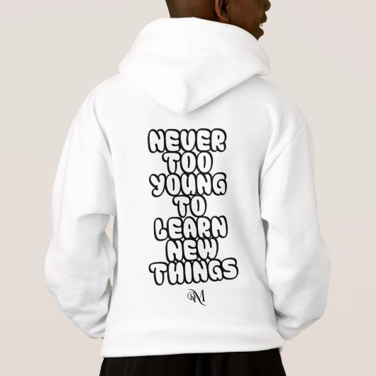 Pullover : Never Too Young （白） (裏面)