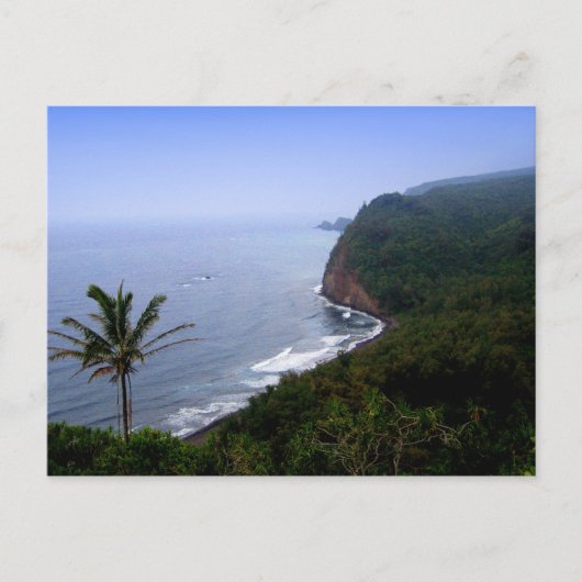 Pulolu Look Out、ハワイはがき、カスタマイズ可能 ポストカード (正面)