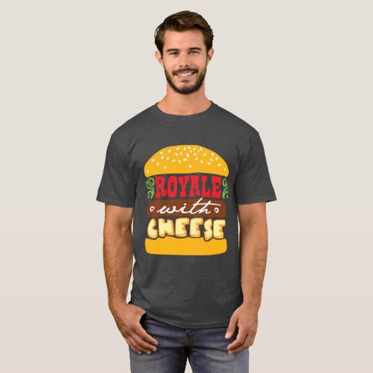Pulp Fiction Royale with cheese gift Tシャツ (正面フル)