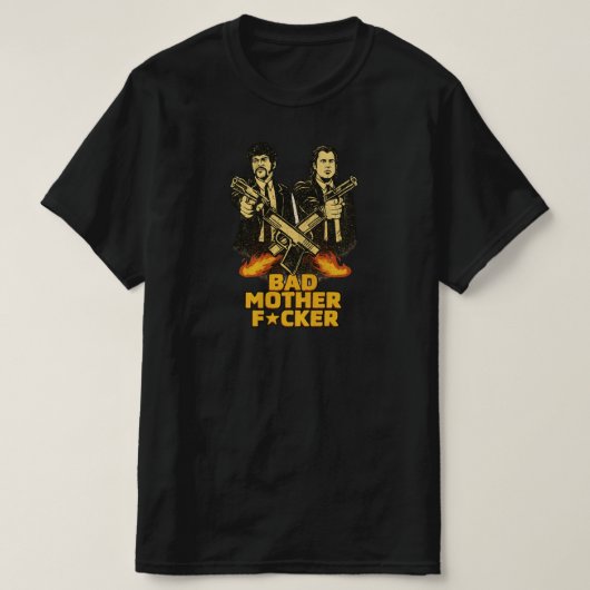 pulp fiction Vincent & Jules Tシャツ (デザイン正面)