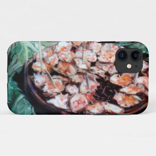 Pulpo a la gallega Case-Mate iPhoneケース (裏面(横))