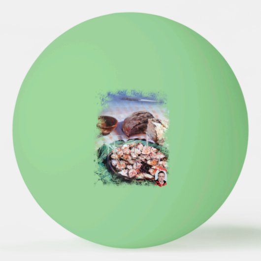 Pulpo a la gallega/Polbo á feira/Galician octopus 卓球ボール (正面)