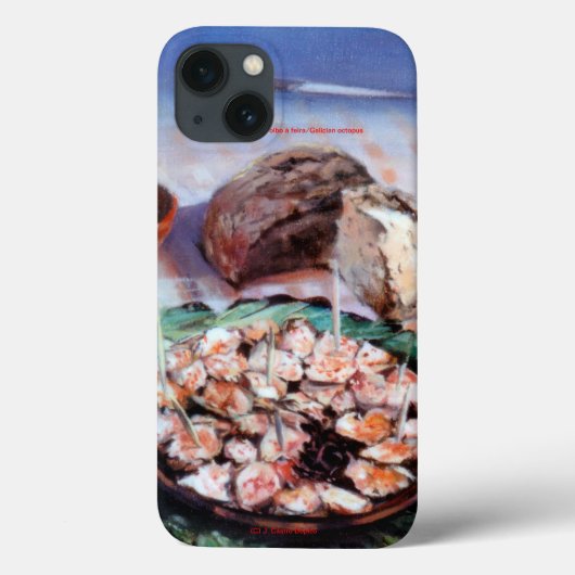 Pulpo a la gallega/Polbo á feira/Galician octopus Case-Mate iPhoneケース (裏面)