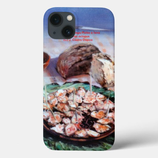 Pulpo a la gallega/Polbo á feira/Galician octopus Case-Mate iPhoneケース (裏面)