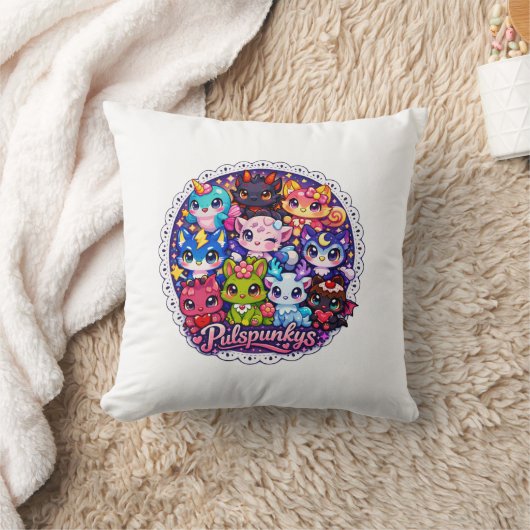 Pulpunkys Sorpresa Throw Pillow クッション (ブランケット)
