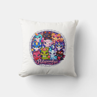 Pulpunkys Sorpresa Throw Pillow クッション
