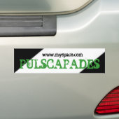 PULSCAPADESのステッカー バンパーステッカー (車上)