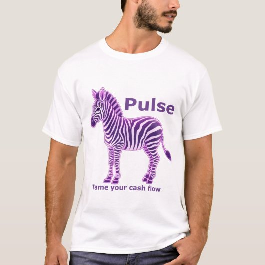 Pulse Zebra Tshirt Tシャツ (正面)