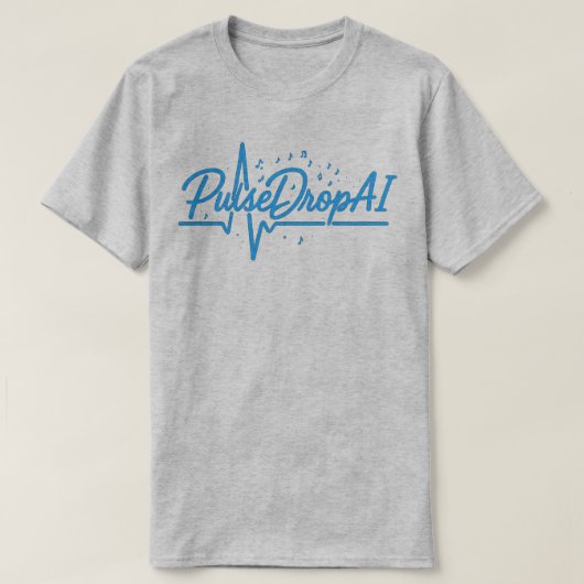 PulseDropAI – Lo-Fi Gear for Dreamers & Beatmakers Tシャツ (デザイン正面)