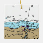 Pultneyville NYグラフ航海のグラフ セラミックオーナメント (正面)