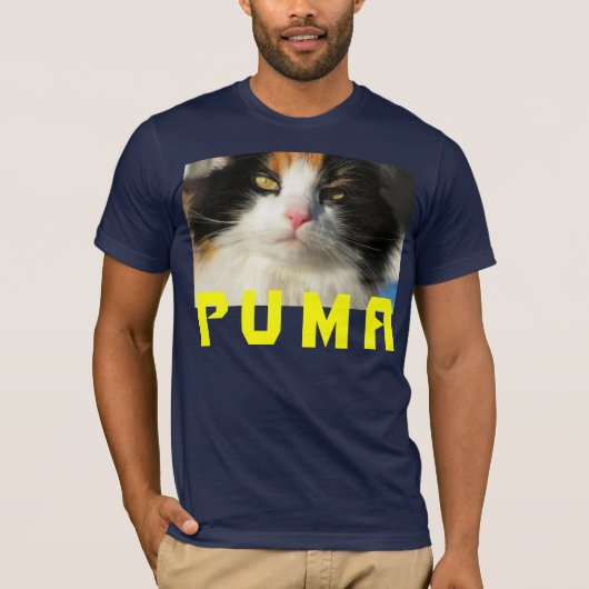 PUMAカリコキャット顔 Tシャツ (正面)