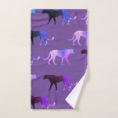 Puma Catsカスタム背景色 バスタオルセット (ハンドタオル)