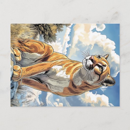 Puma I Cougar ポストカード (正面)