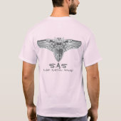 PumbaaのPTD SASグレーロゴ長袖1 Tシャツ (裏面)