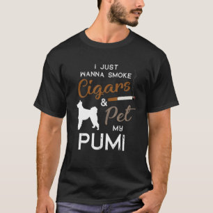 Pumi Dogシガーラバーオーナークリスマス誕生日ギフト Tシャツ
