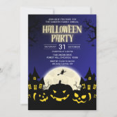 Pumkin Halloween Party Family Reunion 招待状 (正面)