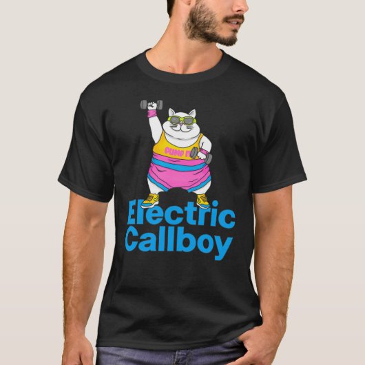Pump It Eletric Callboy retro Tシャツ (正面)