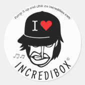 PUMP IT UP ラウンドシール (正面)