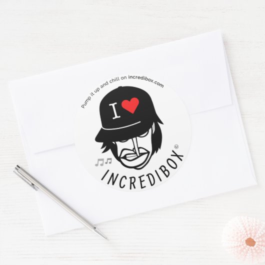 PUMP IT UP ラウンドシール (封筒)