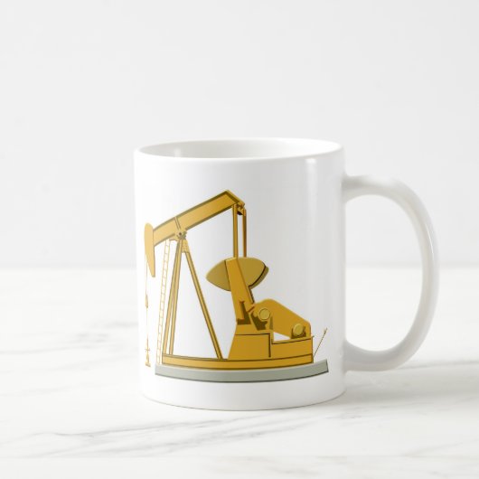pumpjackのzazzle コーヒーマグカップ (右)