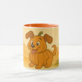 Pumpkin and a dog マグカップ (中央)